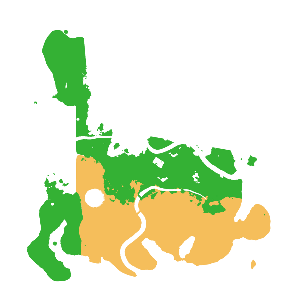 Biome Rust Map: Procedural Map, Size: 3000, Seed: 1393238