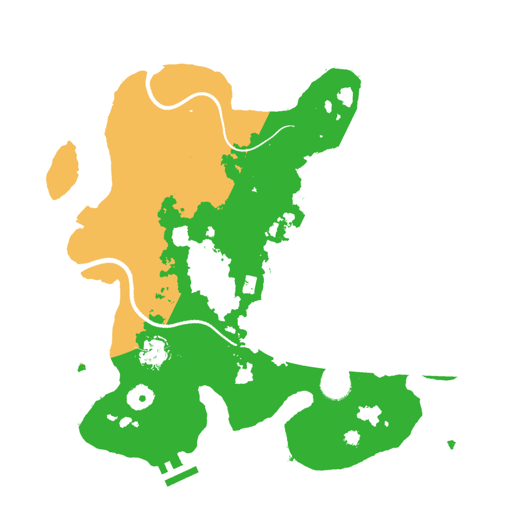 Biome Rust Map: Procedural Map, Size: 3000, Seed: 2405006