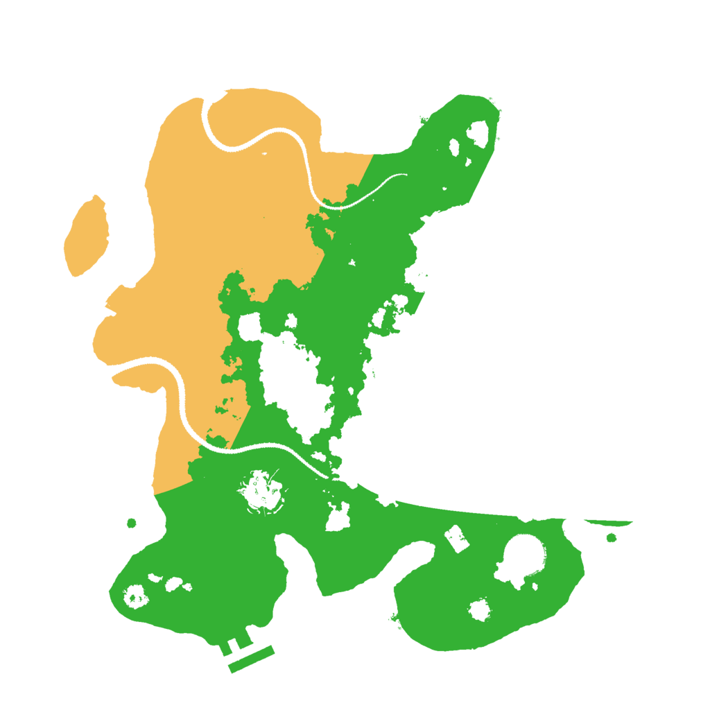 Biome Rust Map: Procedural Map, Size: 3000, Seed: 2405006