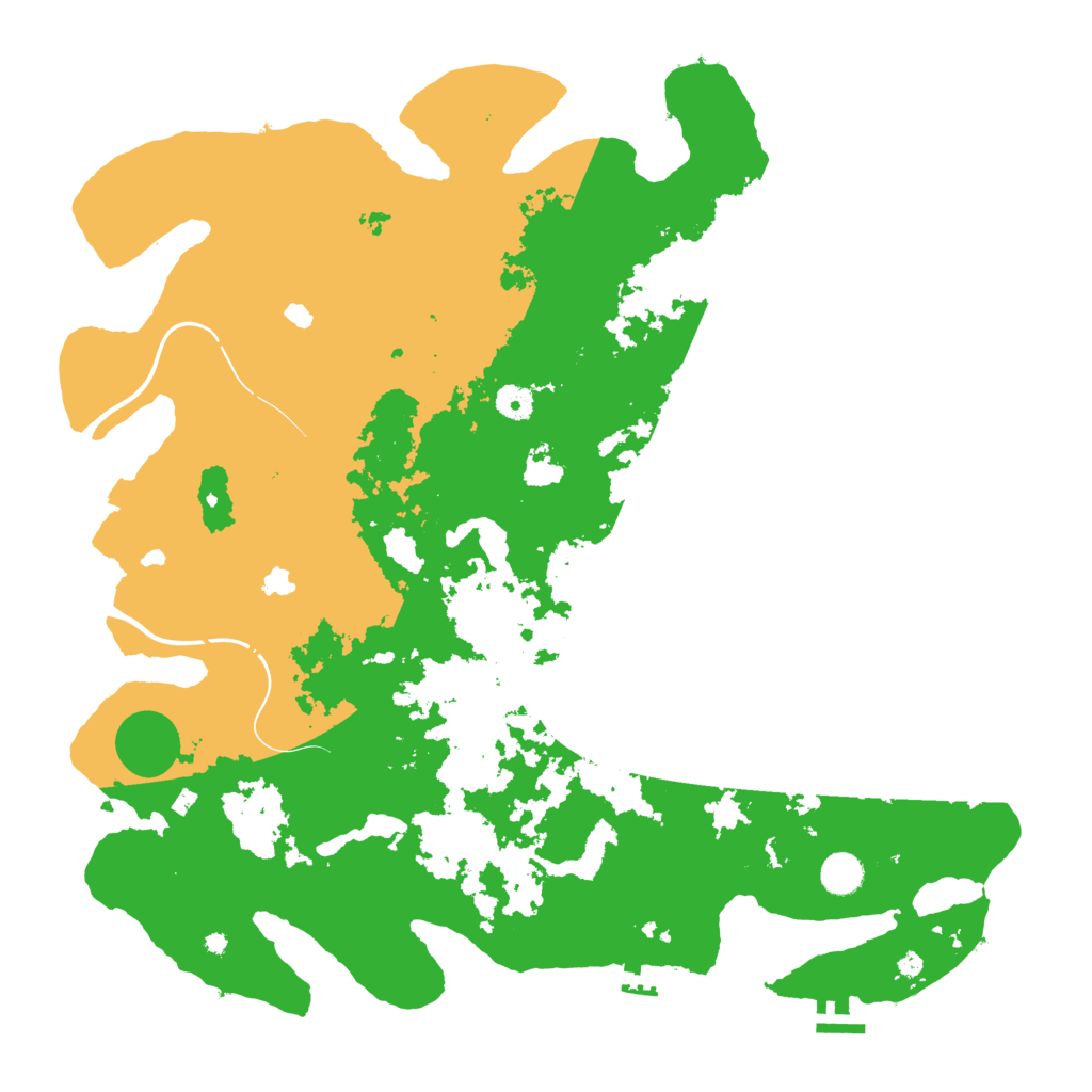 Biome Rust Map: Procedural Map, Size: 4500, Seed: 65514541