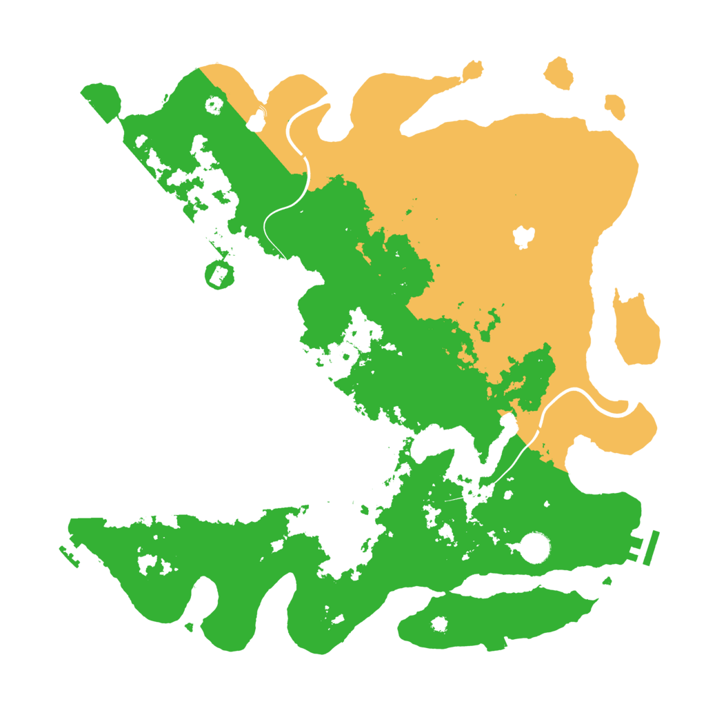 Biome Rust Map: Procedural Map, Size: 4000, Seed: 1564879