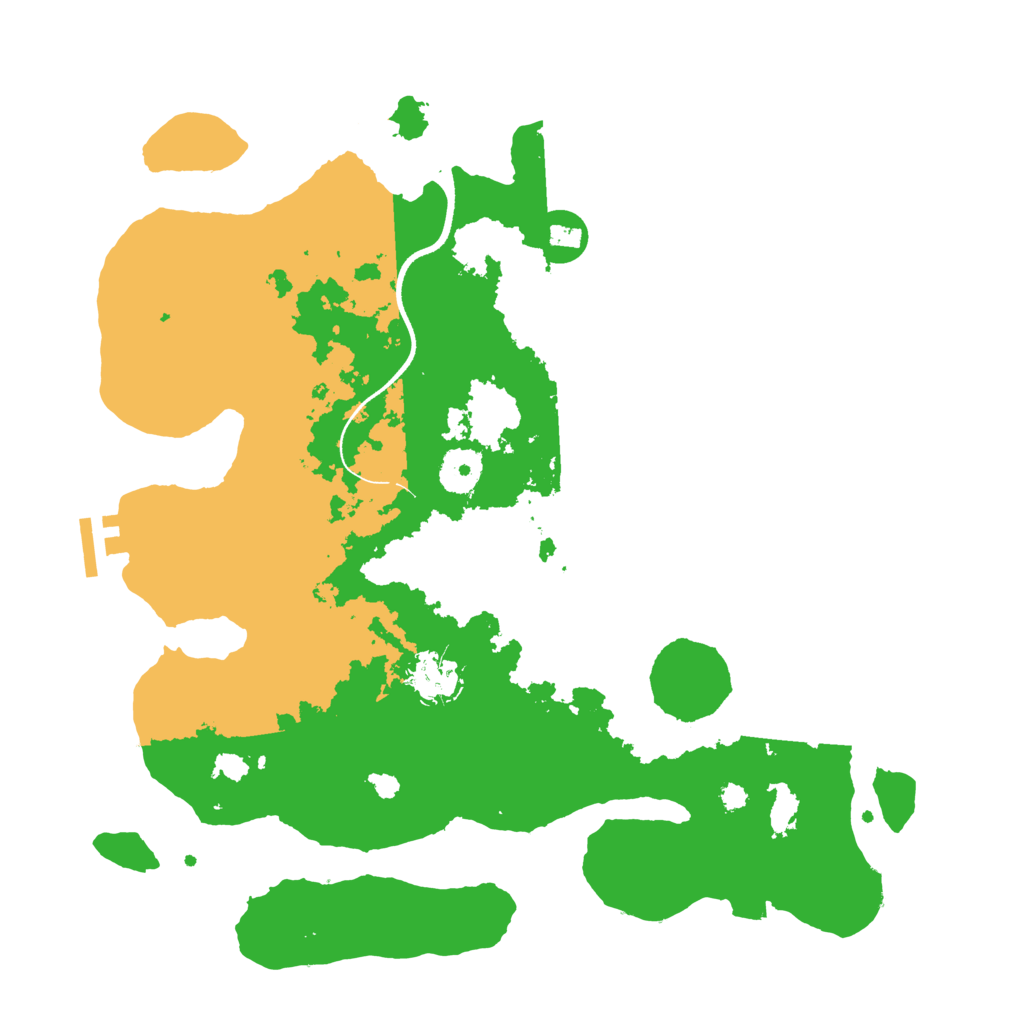 Biome Rust Map: Procedural Map, Size: 3500, Seed: 419949447