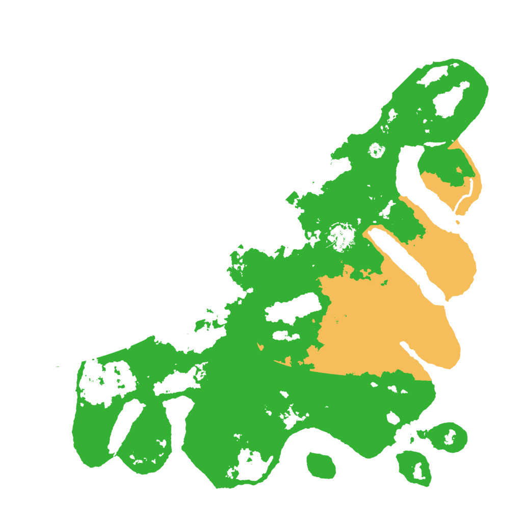 Biome Rust Map: Procedural Map, Size: 3500, Seed: 644802465