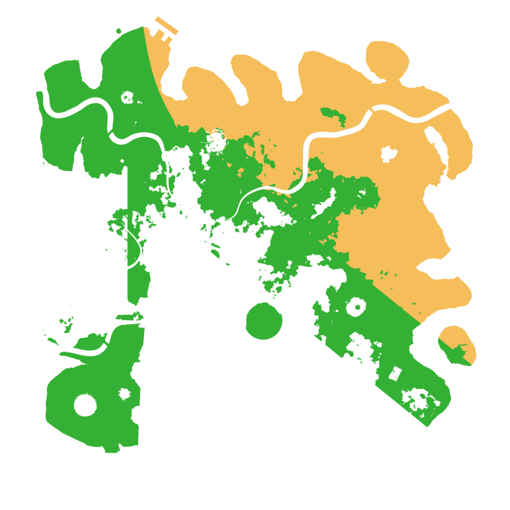 Biome Rust Map: Procedural Map, Size: 4000, Seed: 1895