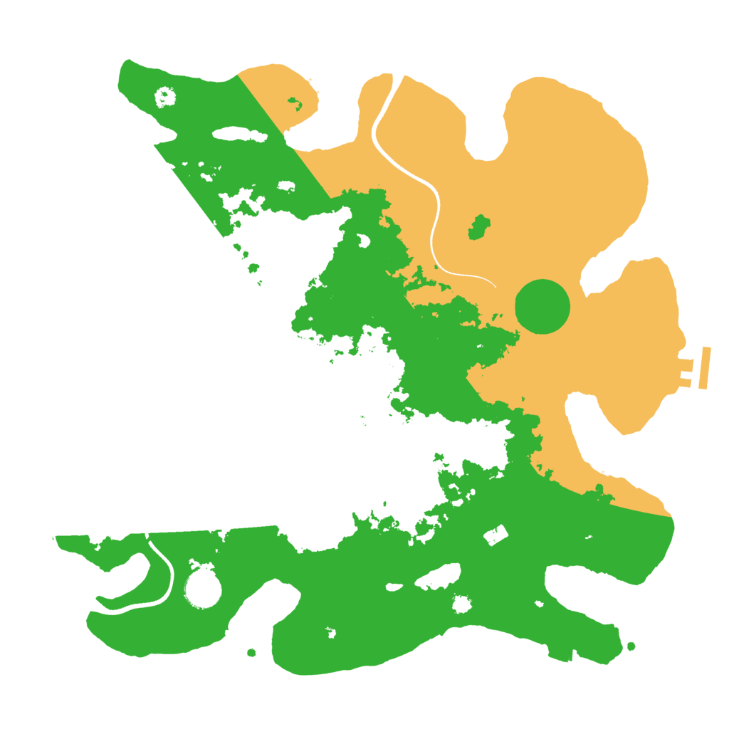 Biome Rust Map: Procedural Map, Size: 3500, Seed: 1638990976