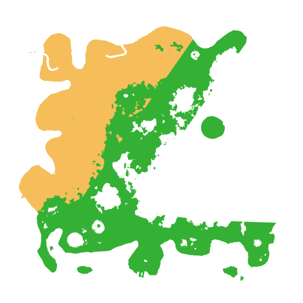 Biome Rust Map: Procedural Map, Size: 3600, Seed: 254785