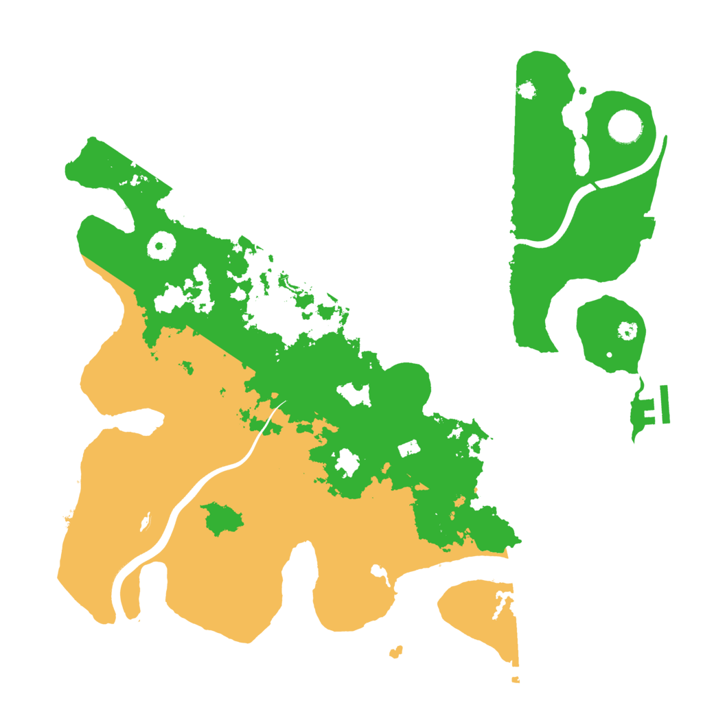 Biome Rust Map: Procedural Map, Size: 3700, Seed: 997649843