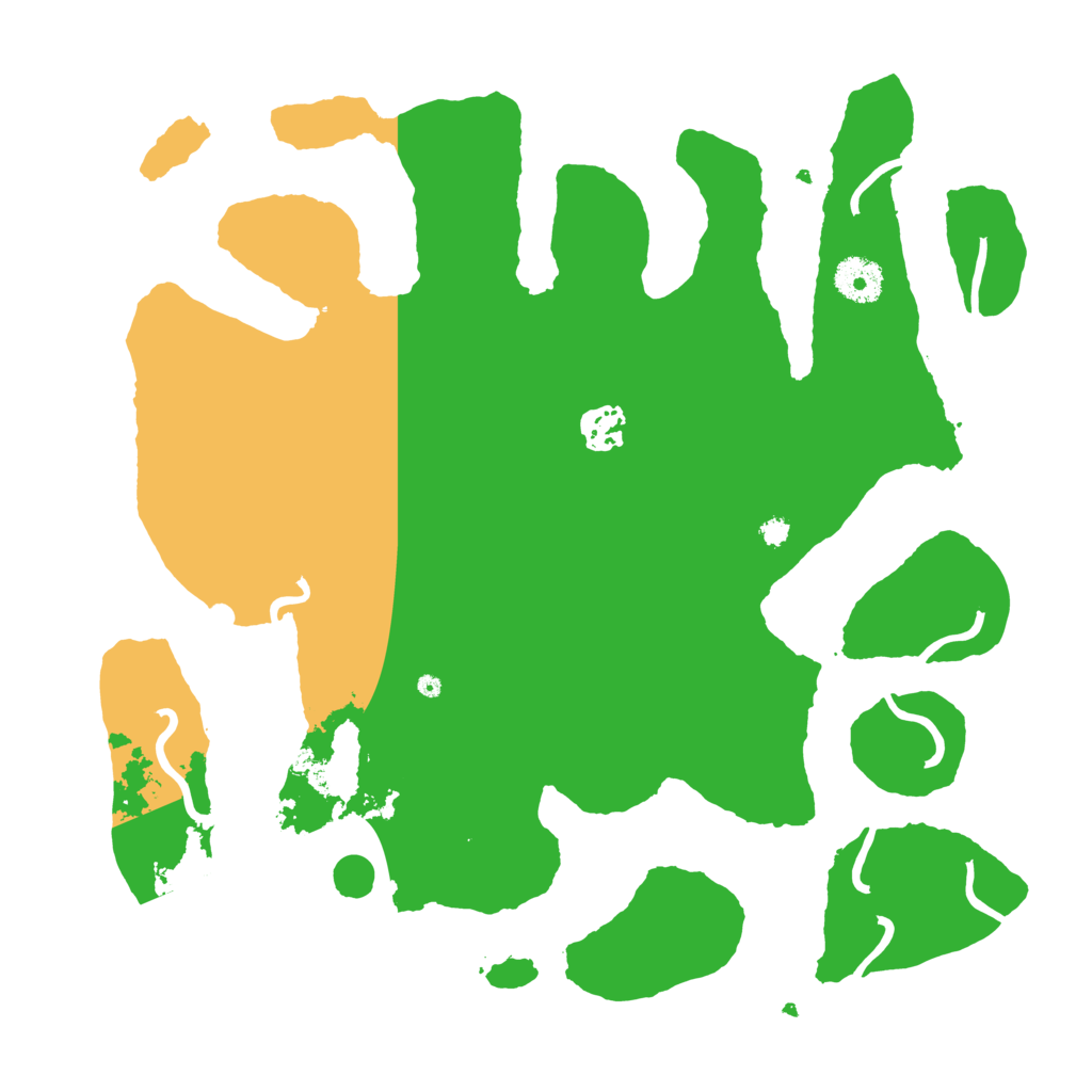 Biome Rust Map: Procedural Map, Size: 3500, Seed: 512512126