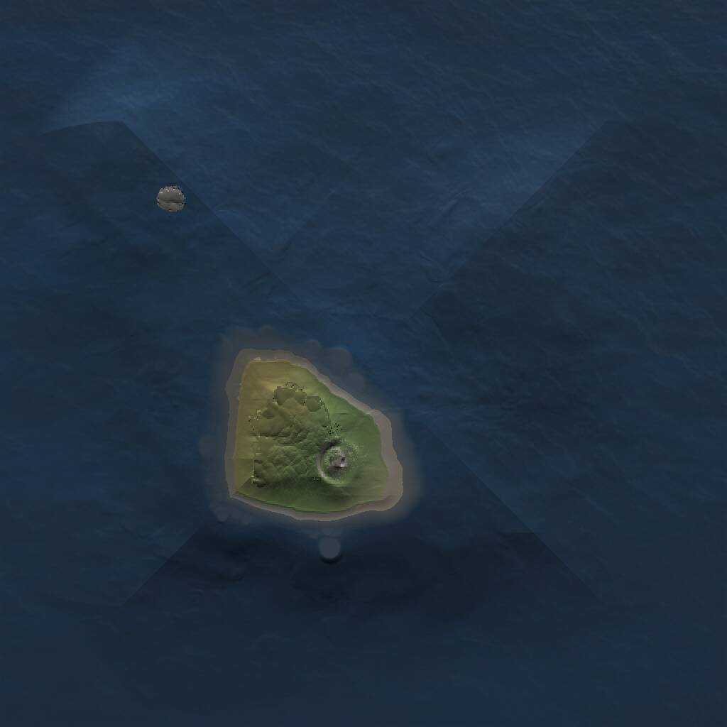 Rust Map: Procedural Map, Size: 1100, Seed: 688954024, 1 Monuments