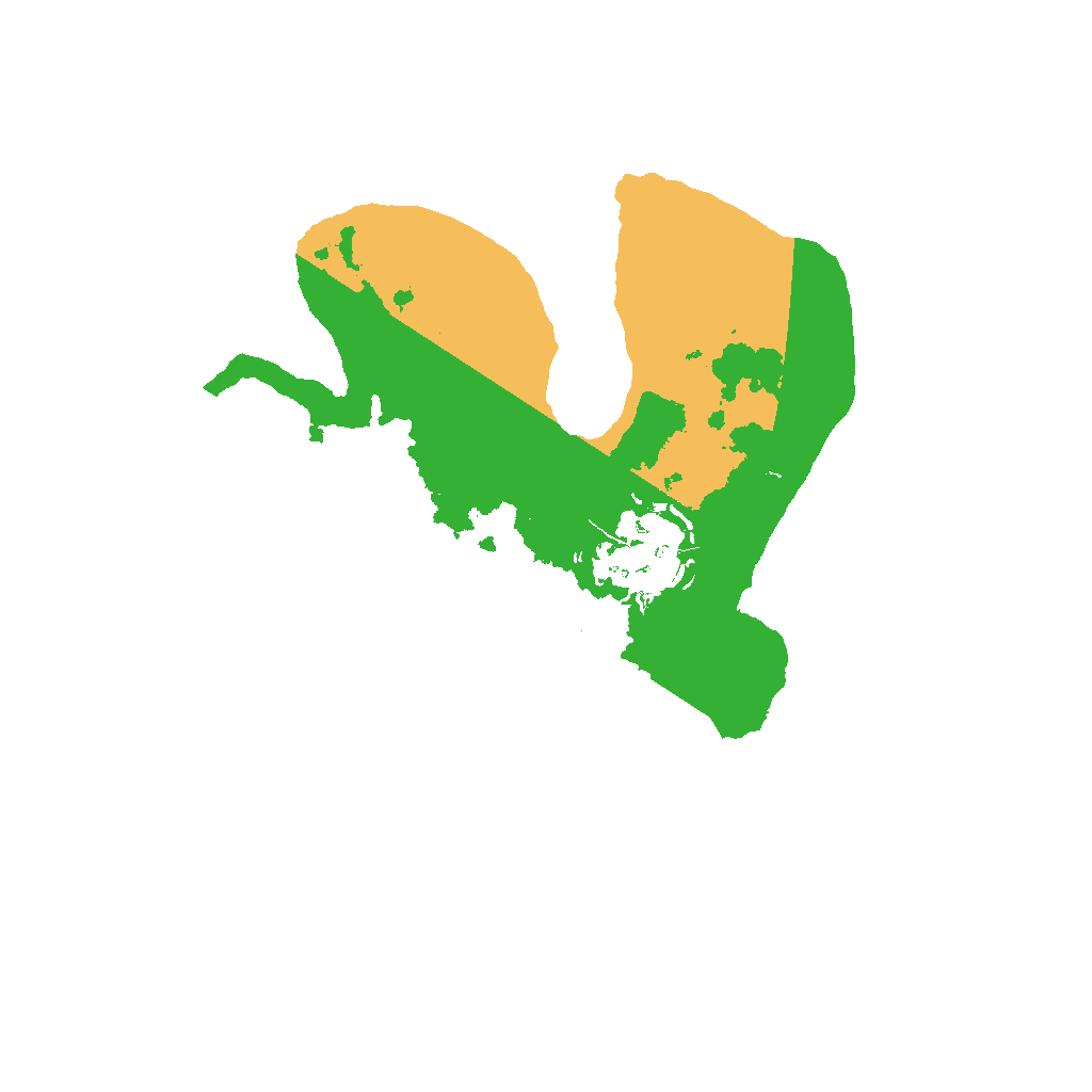 Biome Rust Map: Procedural Map, Size: 2000, Seed: 49814