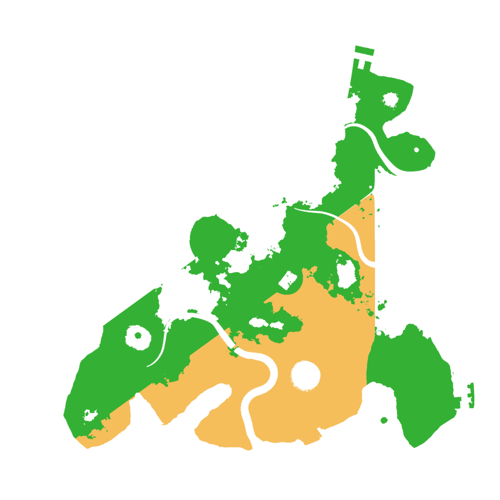 Biome Rust Map: Procedural Map, Size: 3000, Seed: 403064588