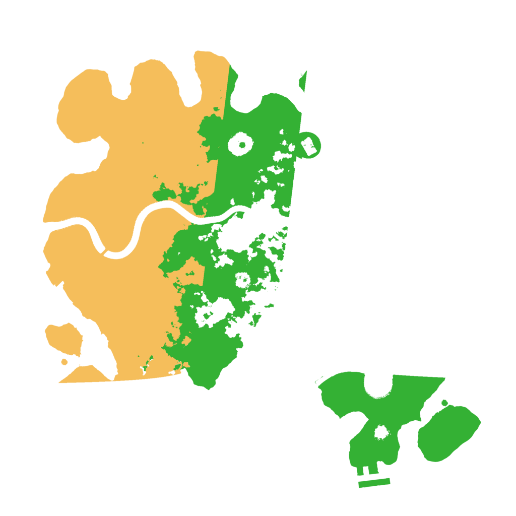 Biome Rust Map: Procedural Map, Size: 3300, Seed: 1220651498