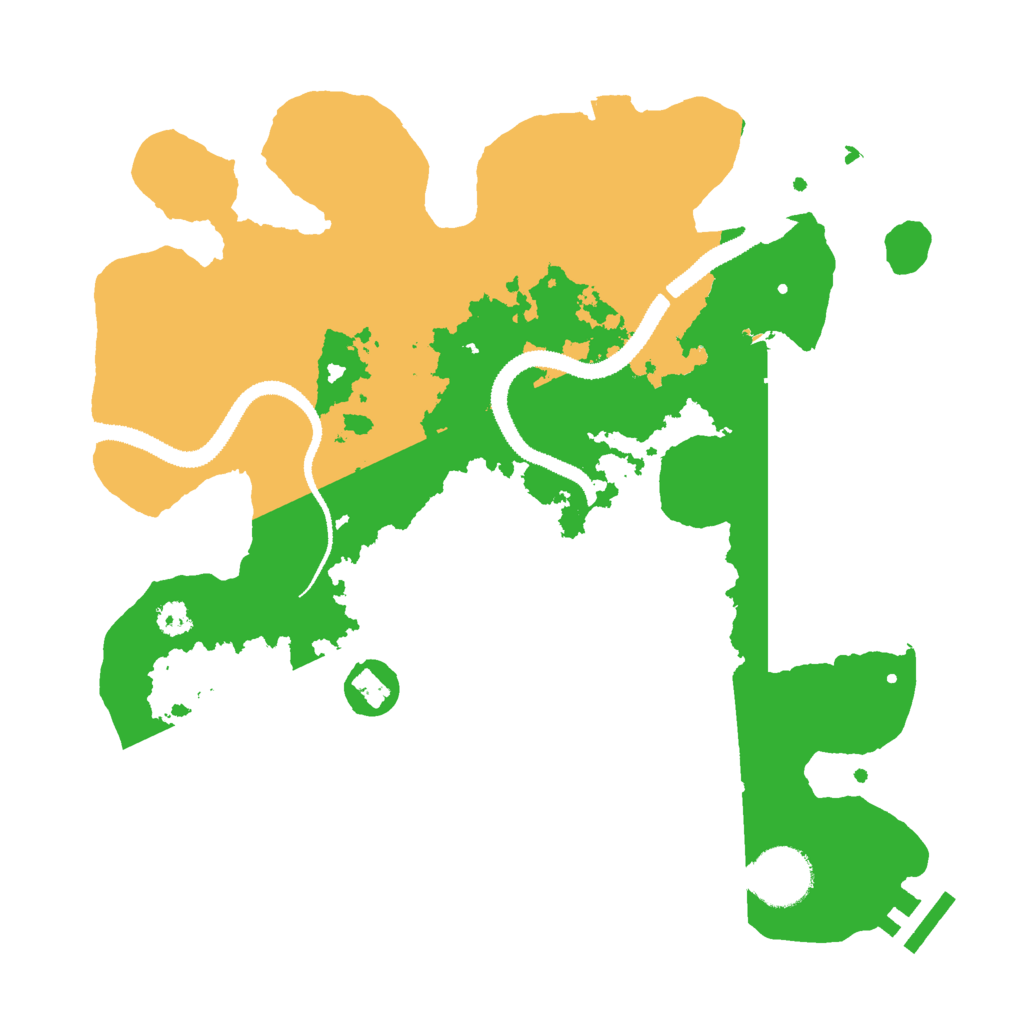 Biome Rust Map: Procedural Map, Size: 3000, Seed: 753239