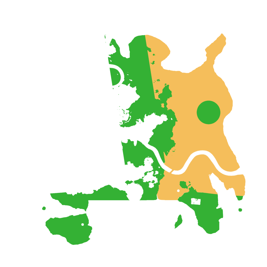 Biome Rust Map: Procedural Map, Size: 3000, Seed: 1278269568