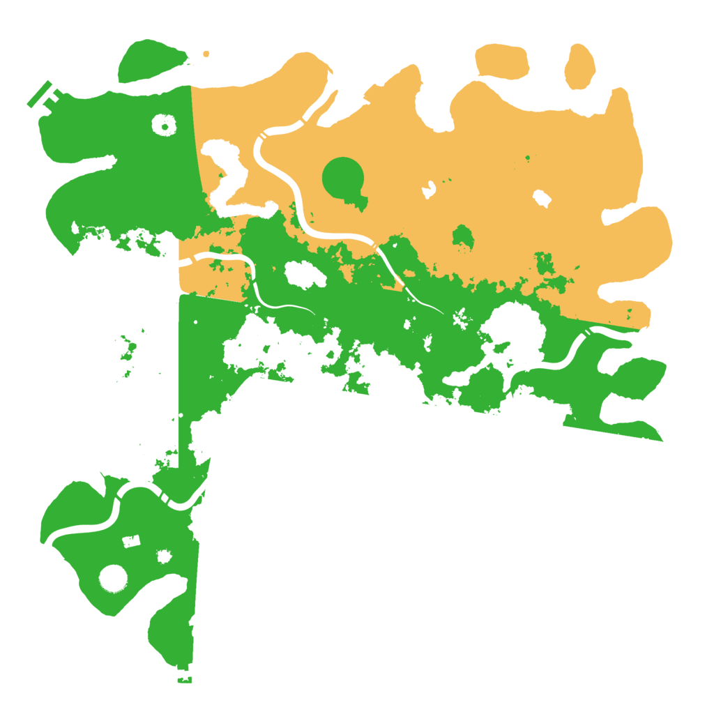 Biome Rust Map: Procedural Map, Size: 4500, Seed: 1489761254