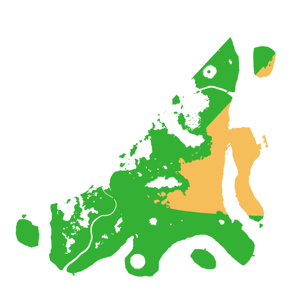 Biome Rust Map: Procedural Map, Size: 3500, Seed: 1847998644