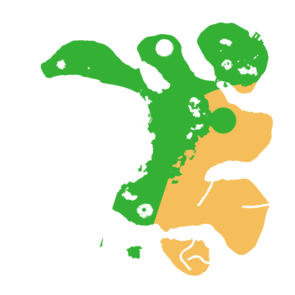 Biome Rust Map: Procedural Map, Size: 3000, Seed: 60579072