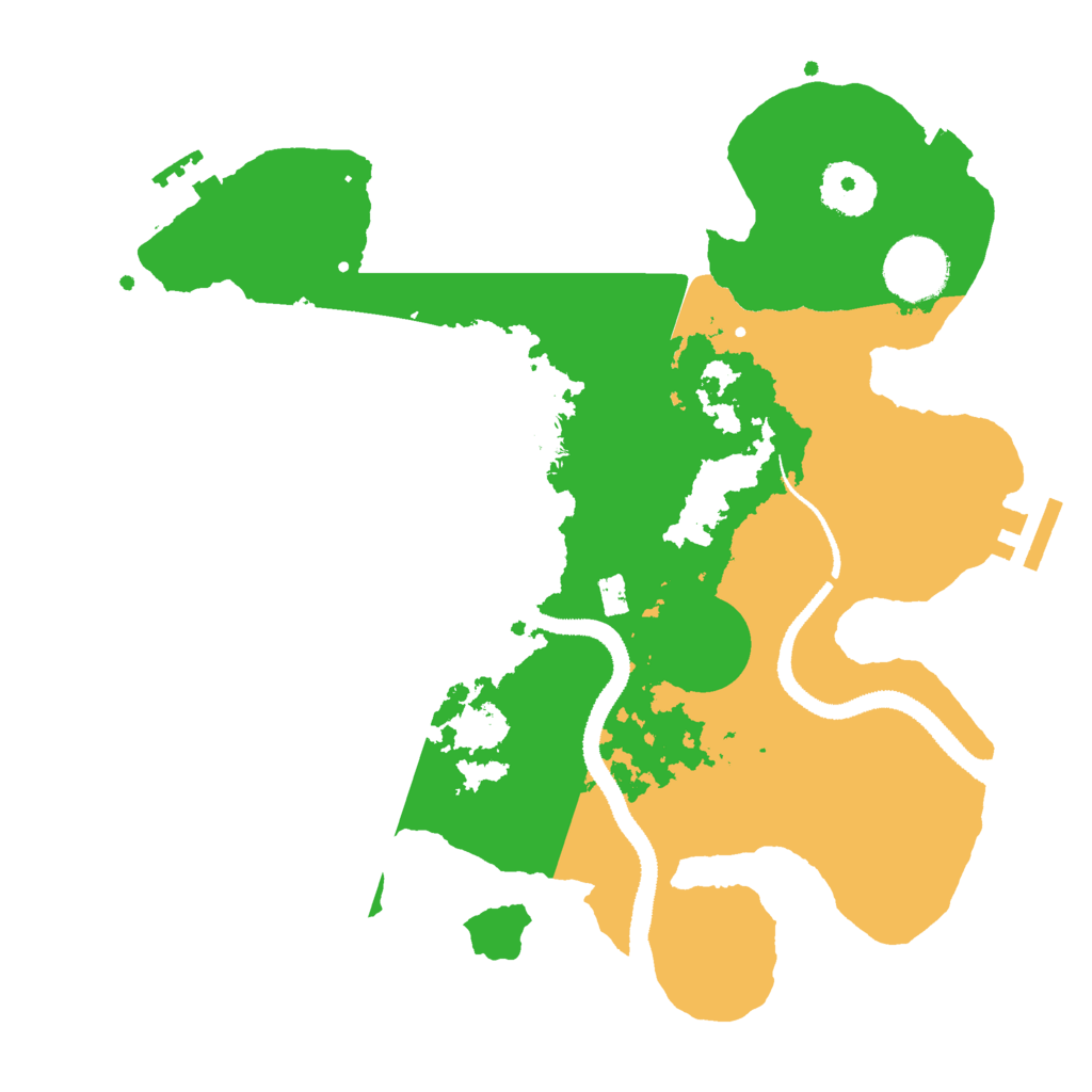 Biome Rust Map: Procedural Map, Size: 3000, Seed: 60579072