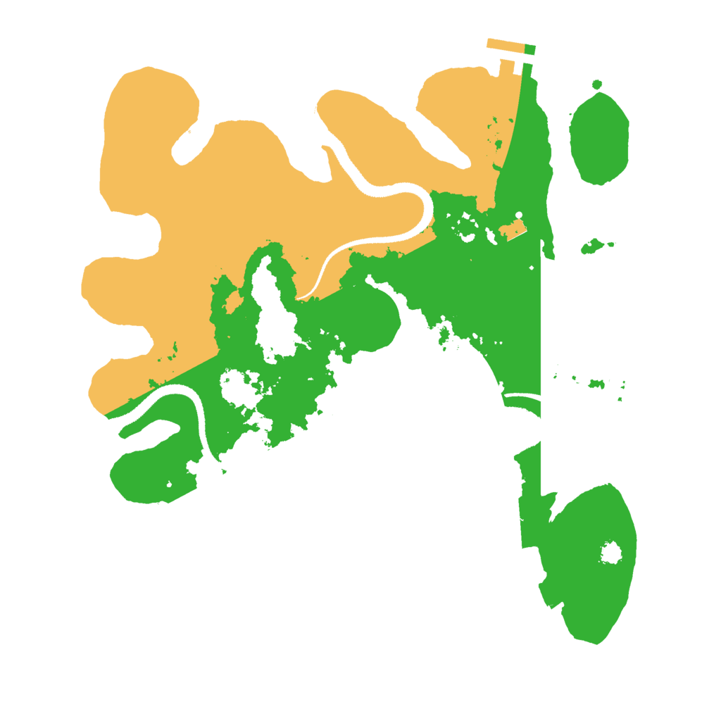 Biome Rust Map: Procedural Map, Size: 3000, Seed: 587681
