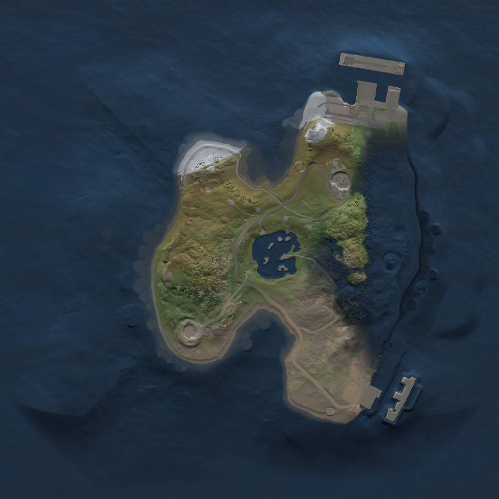 Rust Map: Procedural Map, Size: 1550, Seed: 139, 5 Monuments