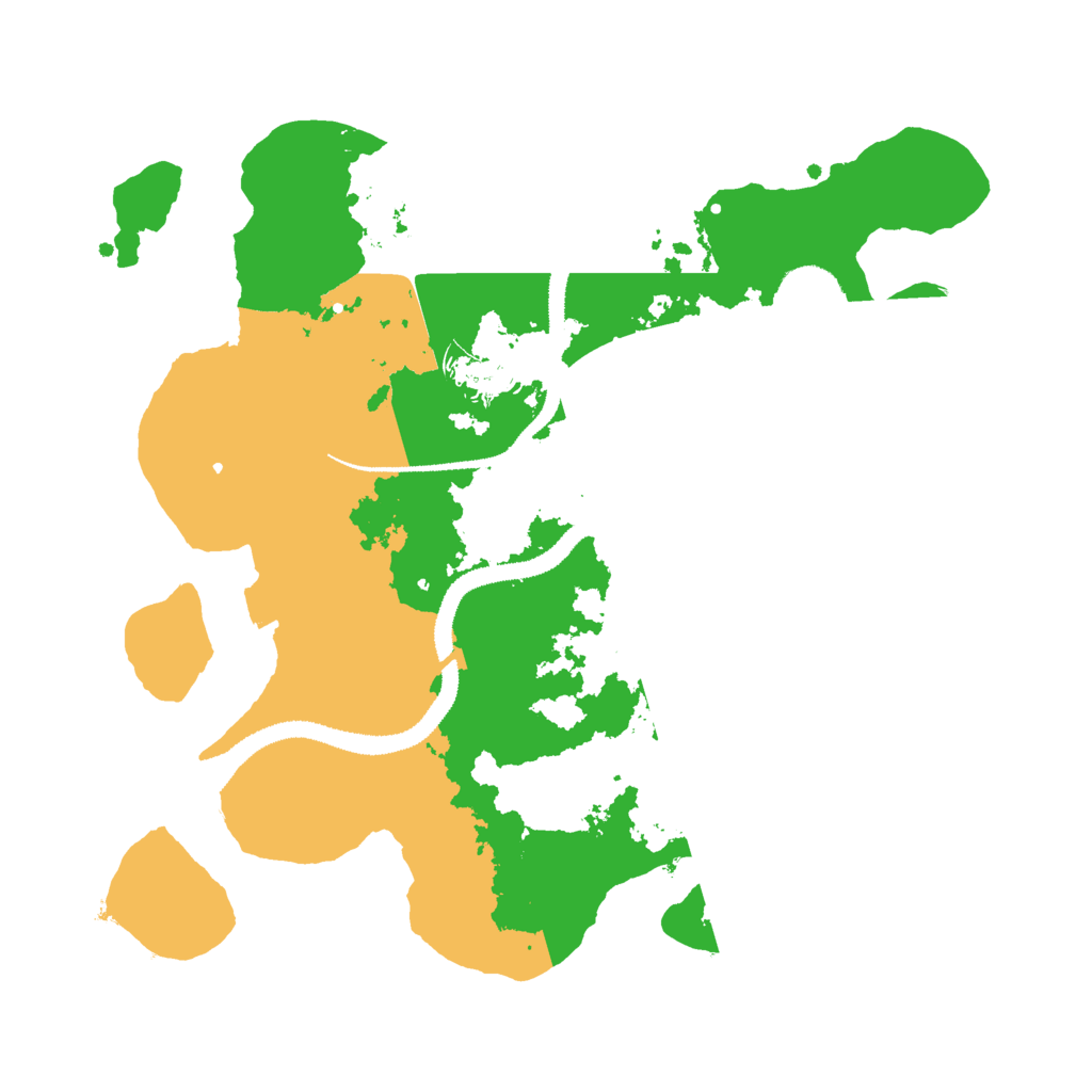Biome Rust Map: Procedural Map, Size: 3000, Seed: 653614993