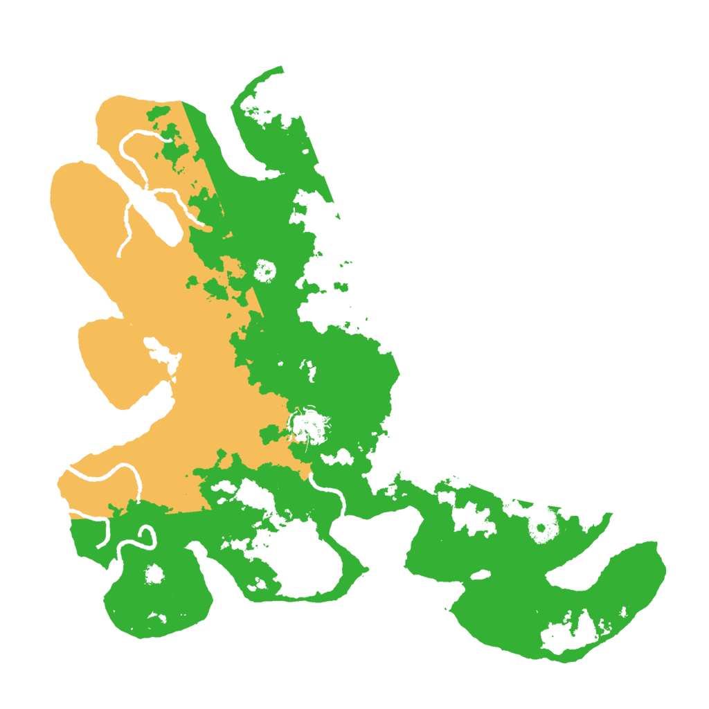 Biome Rust Map: Procedural Map, Size: 3300, Seed: 64654646