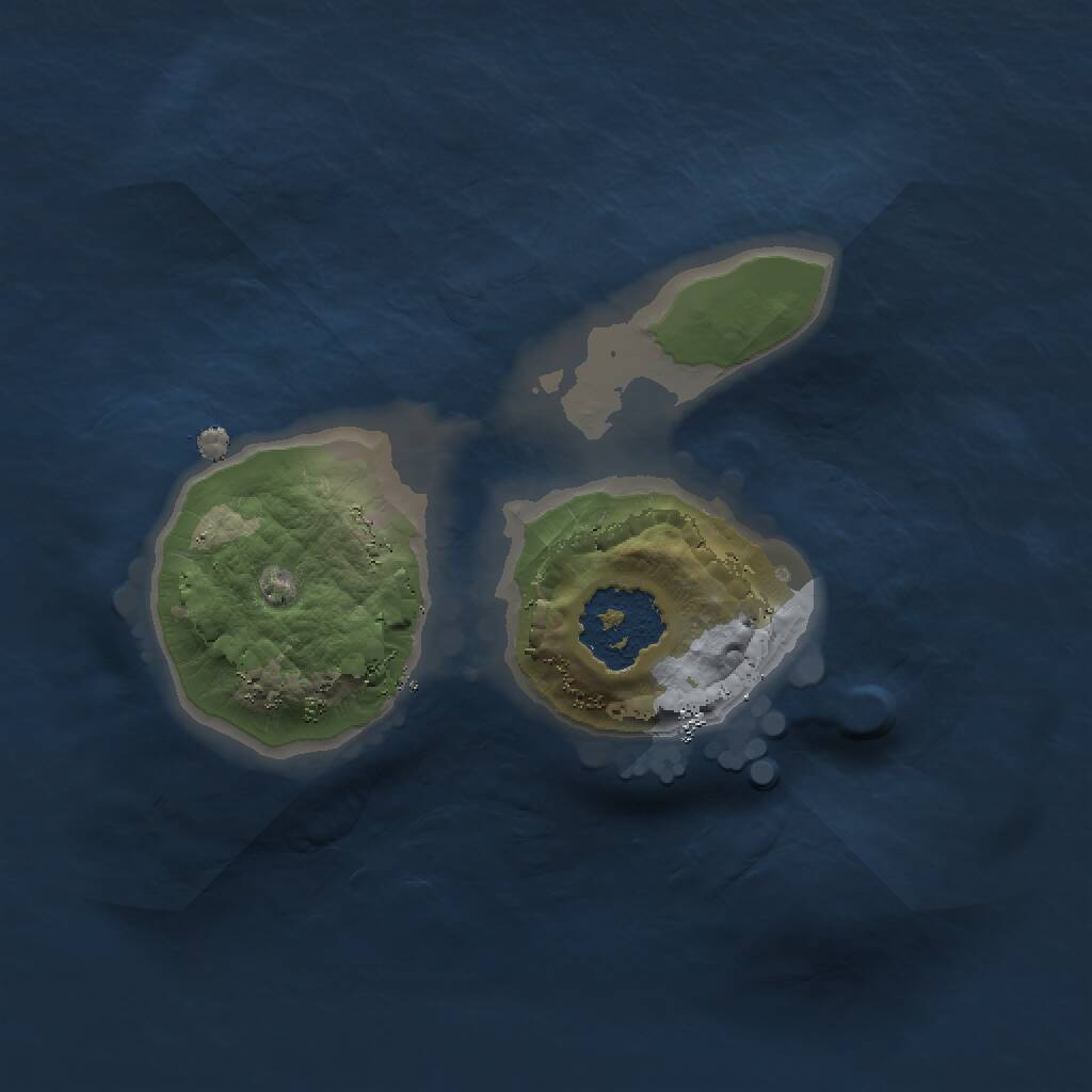 Rust Map: Procedural Map, Size: 1337, Seed: 325, 1 Monuments