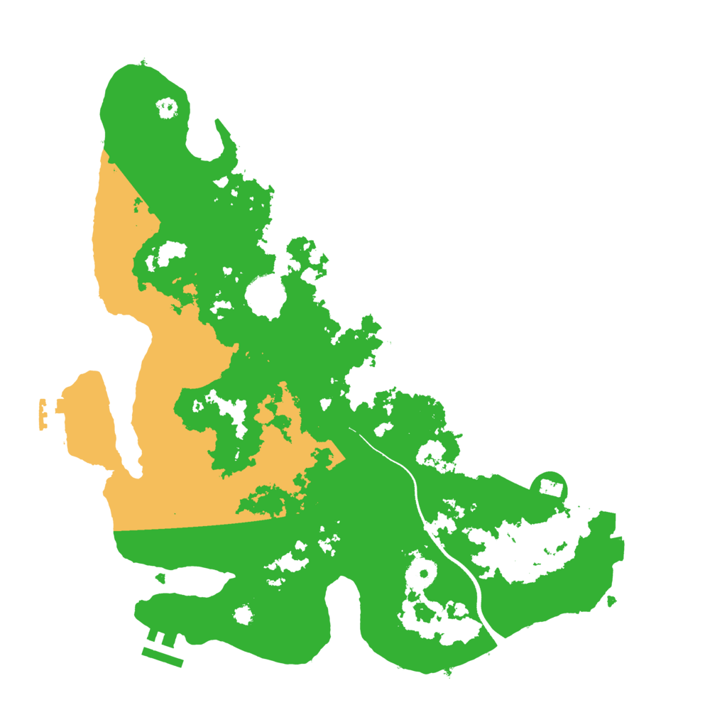 Biome Rust Map: Procedural Map, Size: 3500, Seed: 1403141743