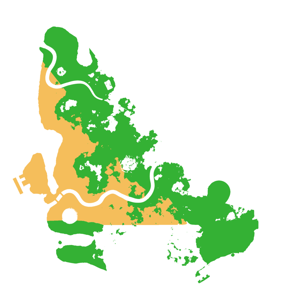 Biome Rust Map: Procedural Map, Size: 3500, Seed: 1403141743