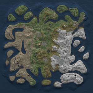 Thumbnail Rust Map: Procedural Map, Size: 4500, Seed: 1965110675, 14 Monuments