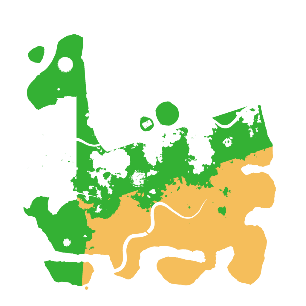 Biome Rust Map: Procedural Map, Size: 3600, Seed: 240469