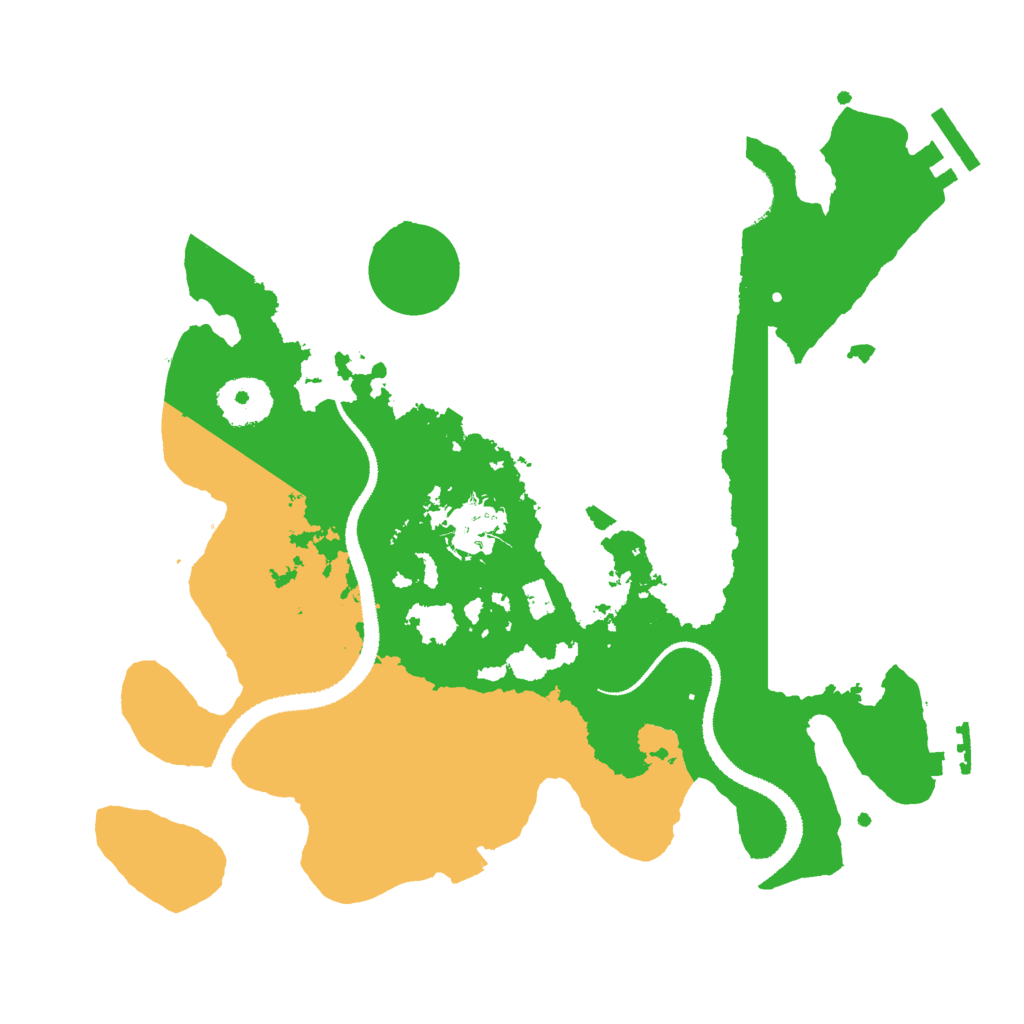 Biome Rust Map: Procedural Map, Size: 3000, Seed: 1930860480