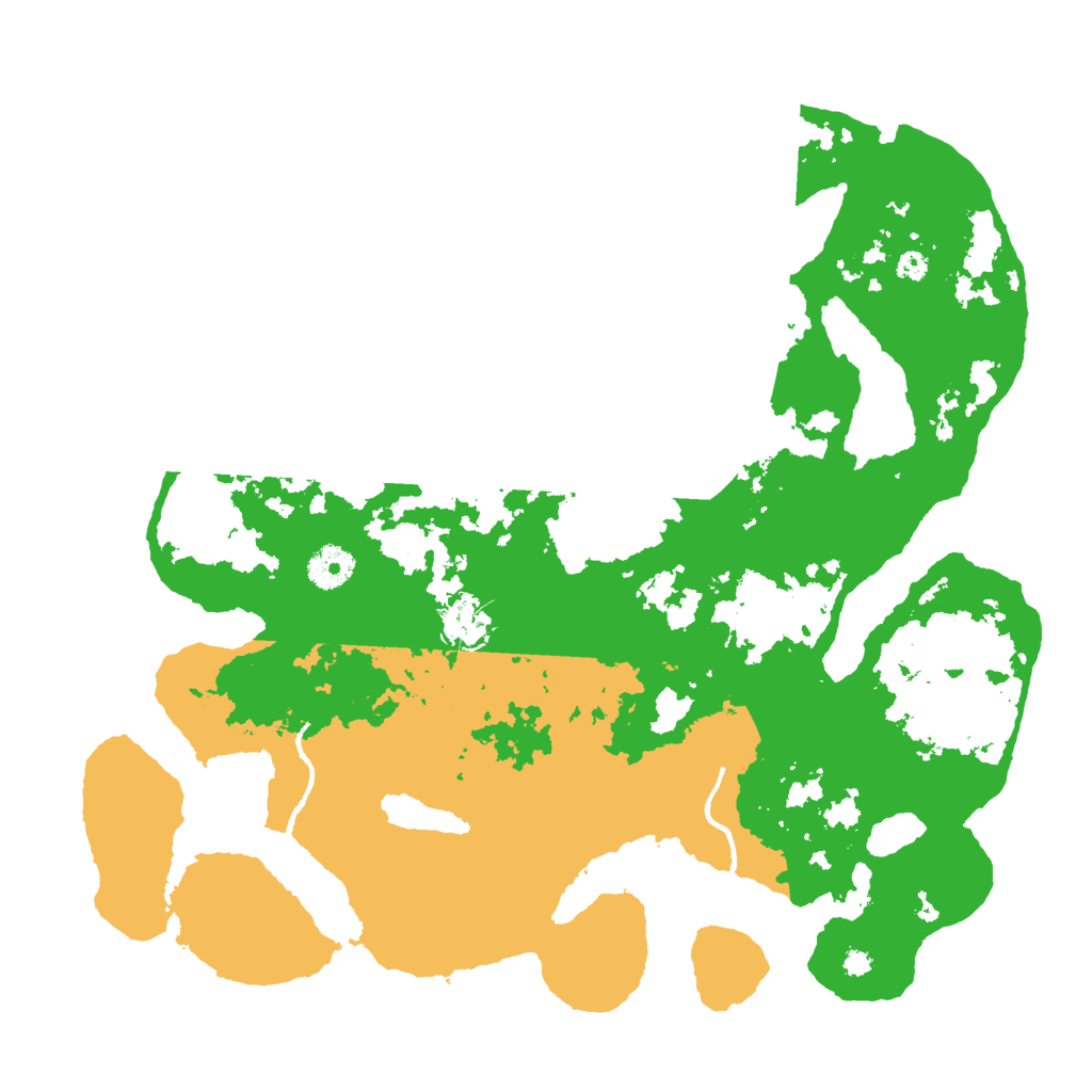 Biome Rust Map: Procedural Map, Size: 3700, Seed: 12141526