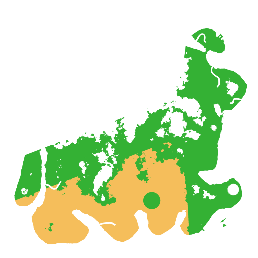 Biome Rust Map: Procedural Map, Size: 4000, Seed: 388589816