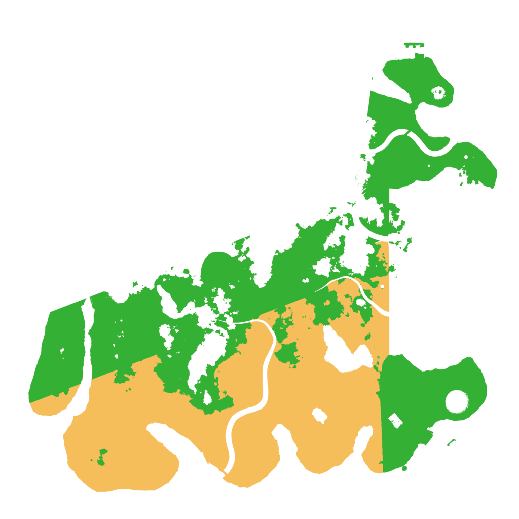 Biome Rust Map: Procedural Map, Size: 4000, Seed: 388589816