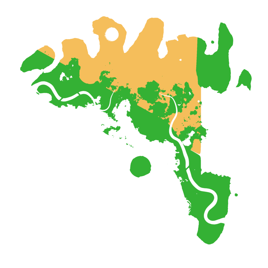 Biome Rust Map: Procedural Map, Size: 3500, Seed: 127003568
