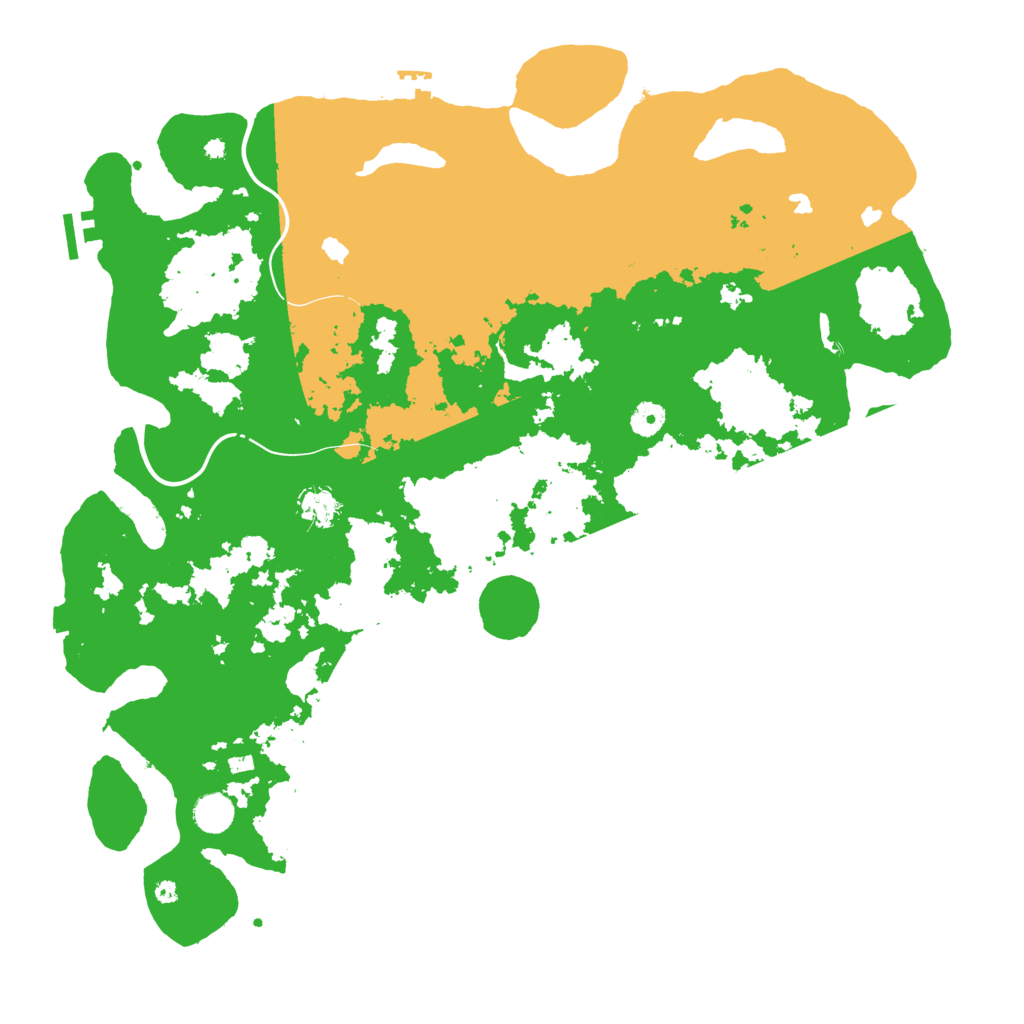 Biome Rust Map: Procedural Map, Size: 4500, Seed: 353422620