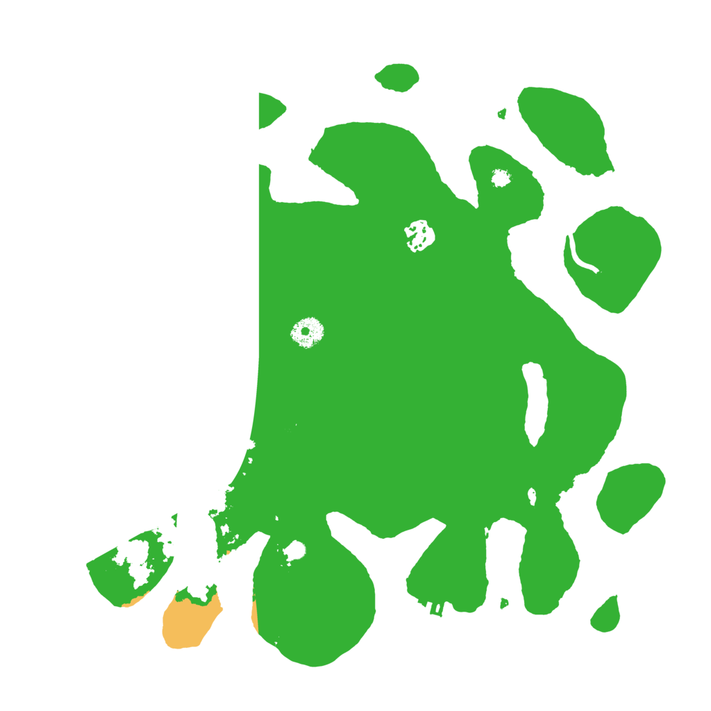 Biome Rust Map: Procedural Map, Size: 3500, Seed: 76867