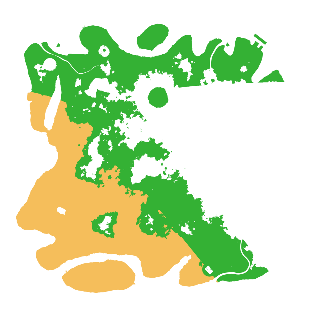 Biome Rust Map: Procedural Map, Size: 4250, Seed: 74257655