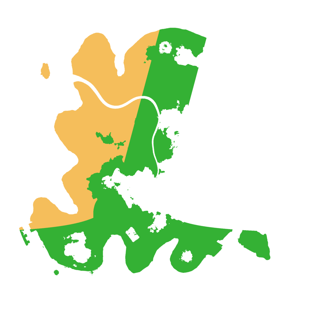 Biome Rust Map: Procedural Map, Size: 2500, Seed: 456123847
