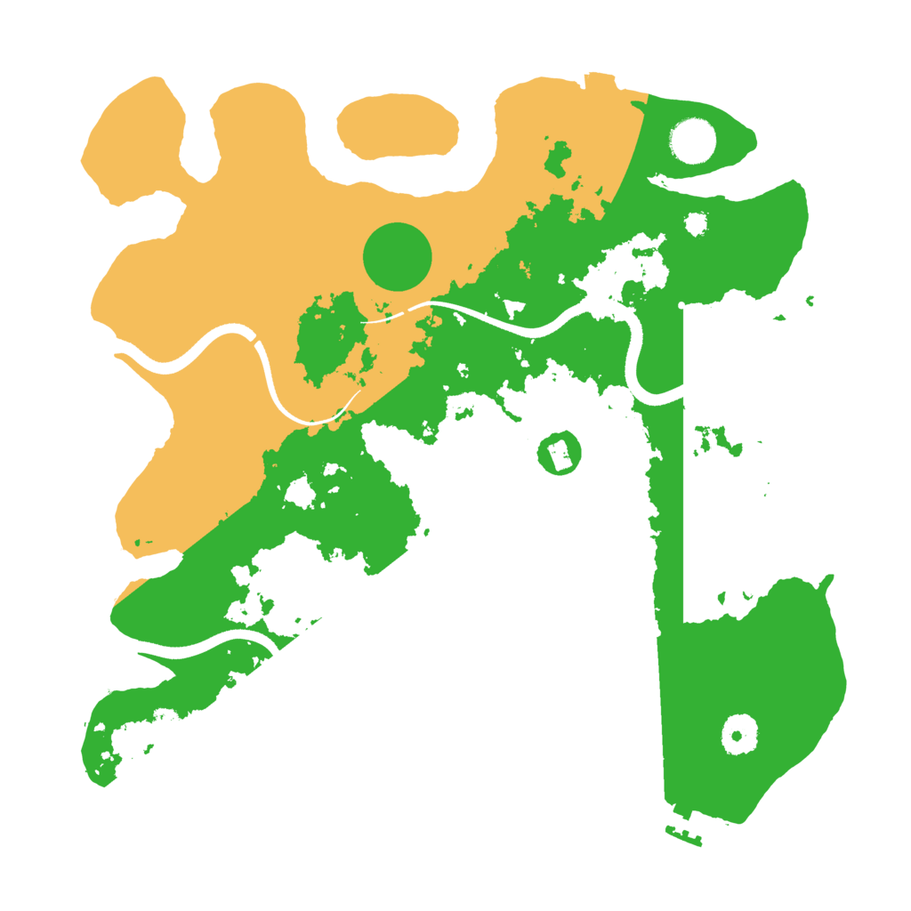 Biome Rust Map: Procedural Map, Size: 3500, Seed: 3234311