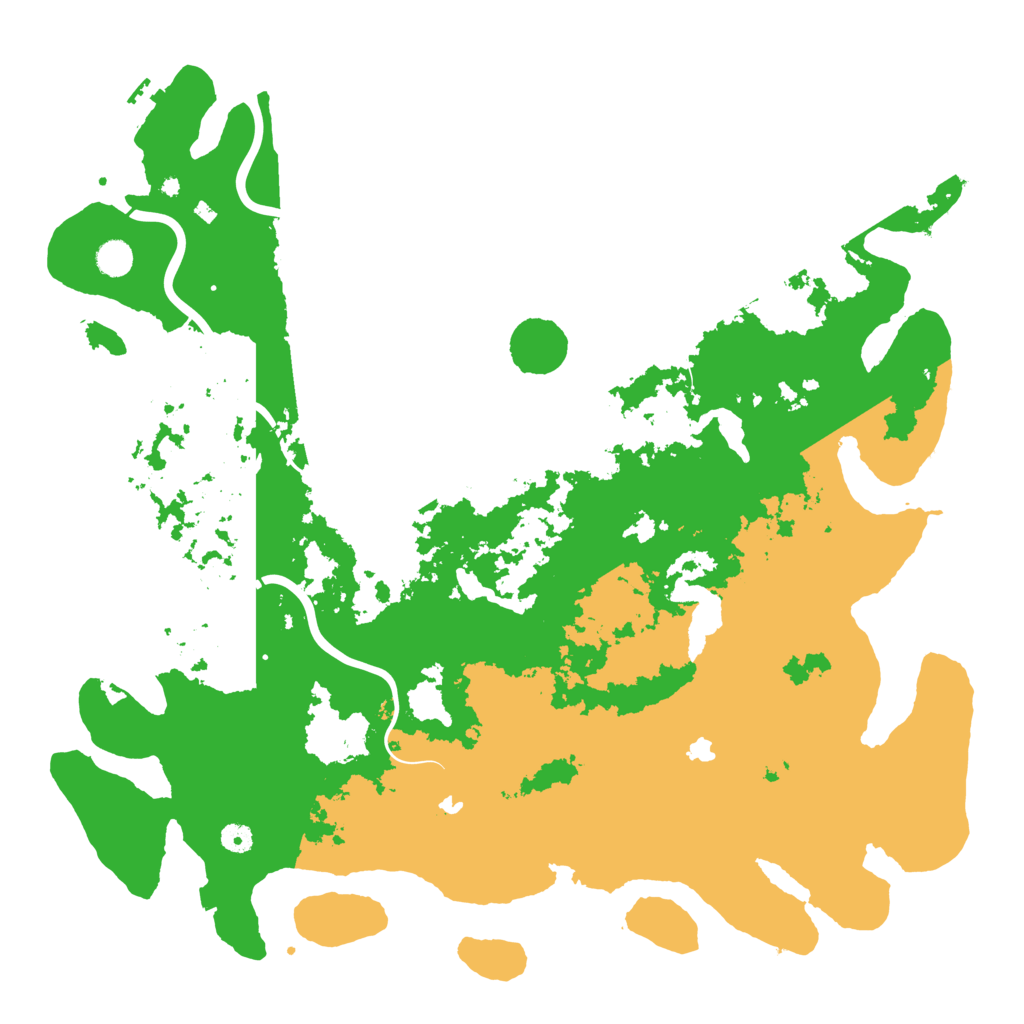 Biome Rust Map: Procedural Map, Size: 5000, Seed: 677343652