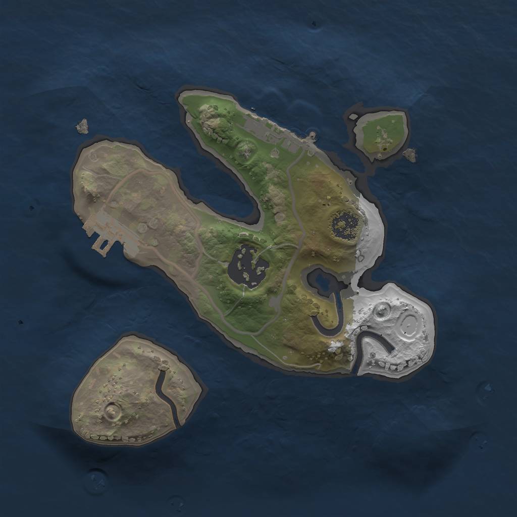 Rust Map: Procedural Map, Size: 1899, Seed: 886988, 10 Monuments