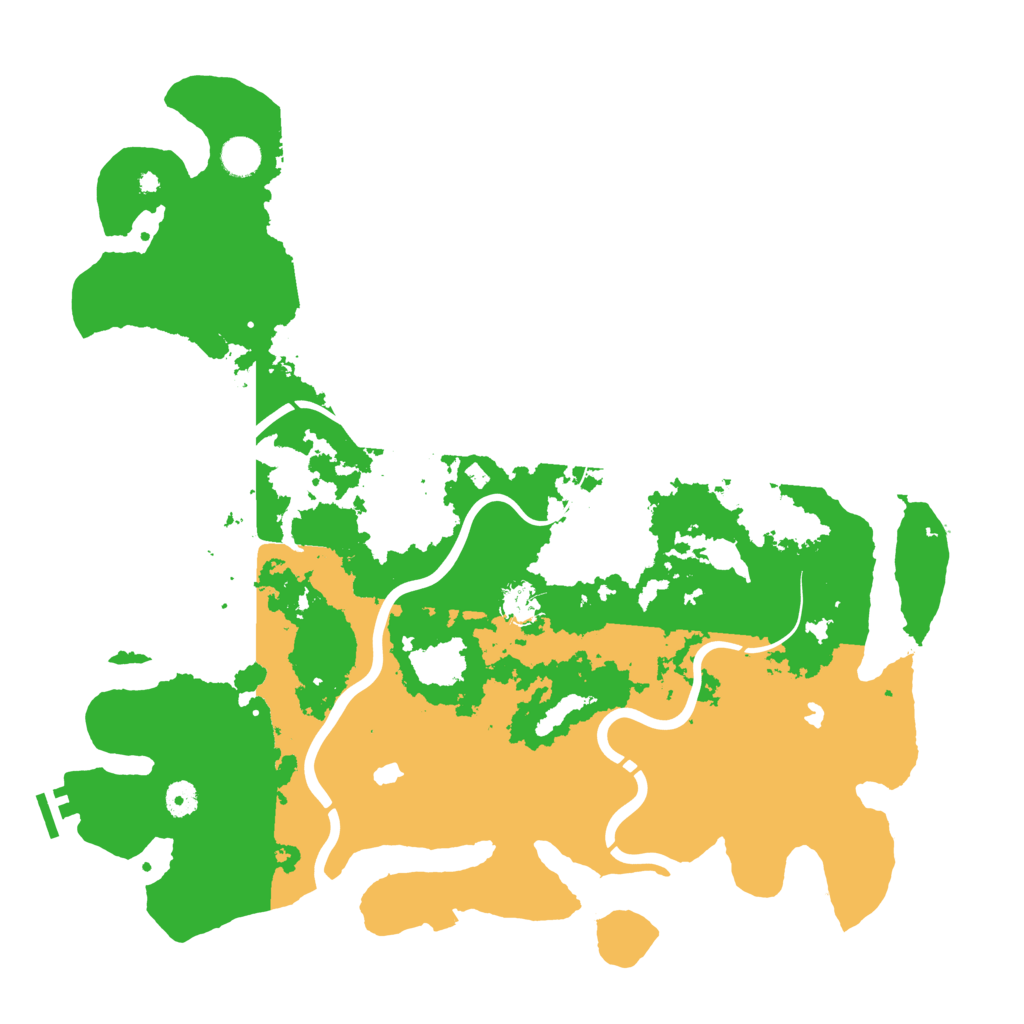 Biome Rust Map: Procedural Map, Size: 4500, Seed: 7855