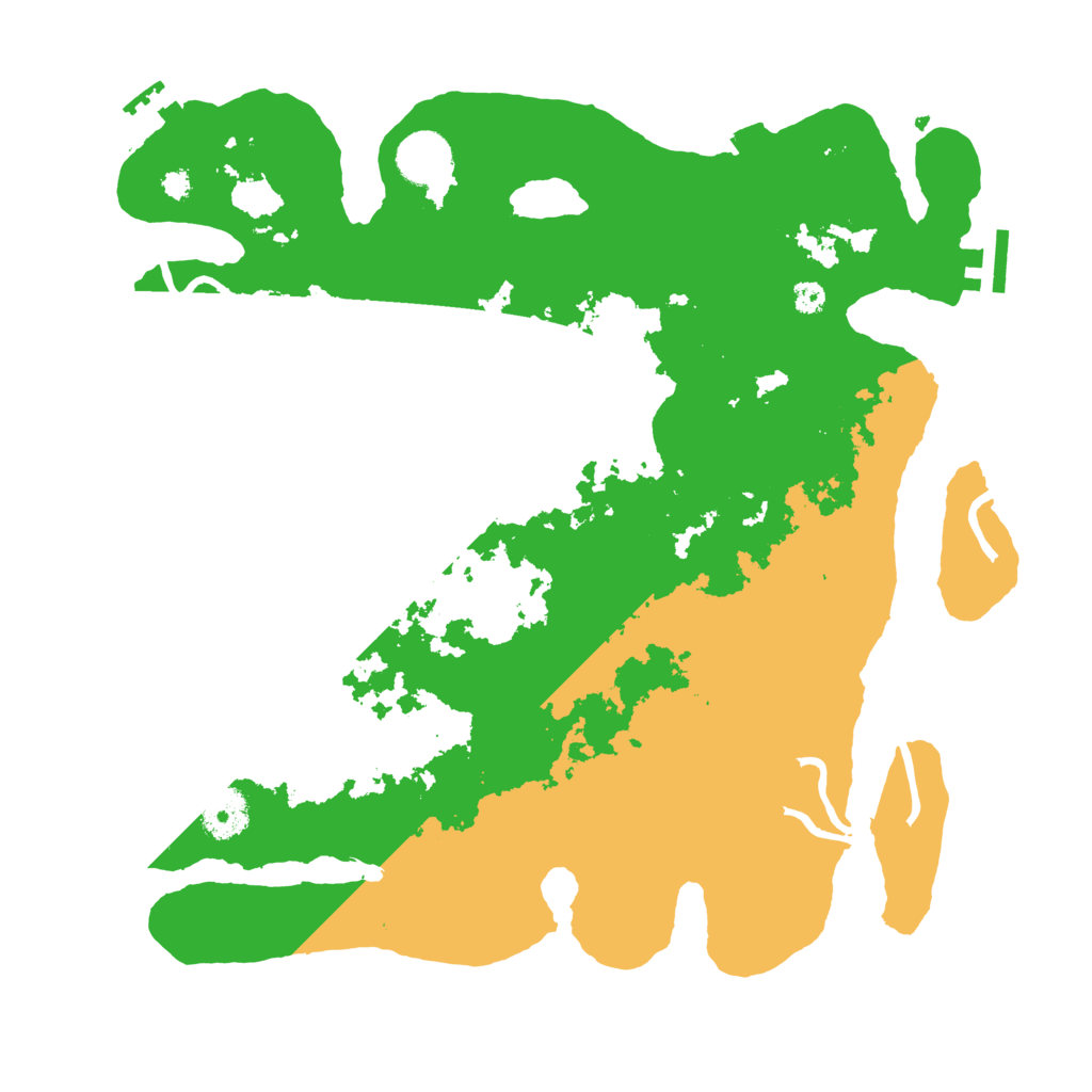 Biome Rust Map: Procedural Map, Size: 3500, Seed: 797275345