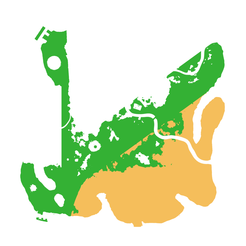 Biome Rust Map: Procedural Map, Size: 3250, Seed: 276