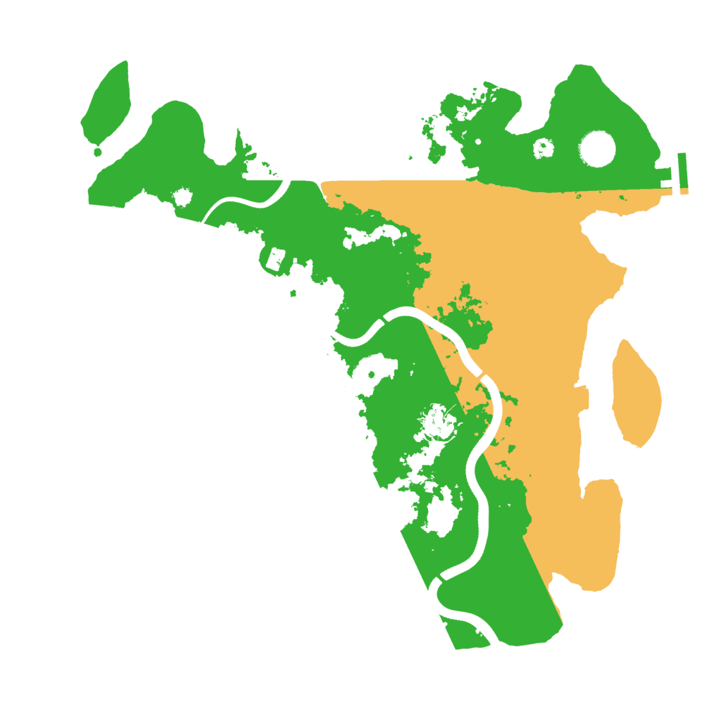 Biome Rust Map: Procedural Map, Size: 3500, Seed: 524878321