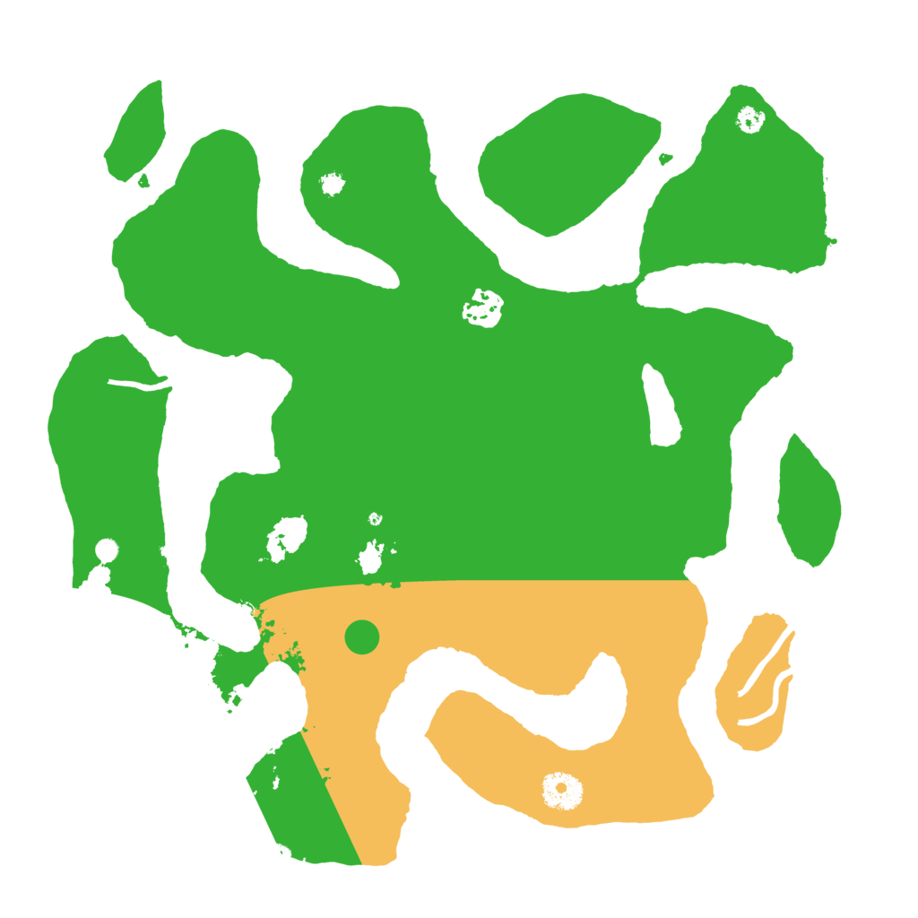 Biome Rust Map: Procedural Map, Size: 3500, Seed: 524878321