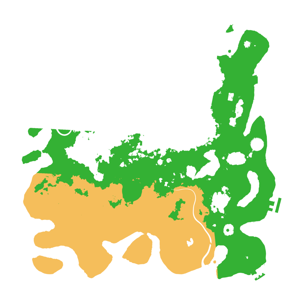 Biome Rust Map: Procedural Map, Size: 4000, Seed: 779860652