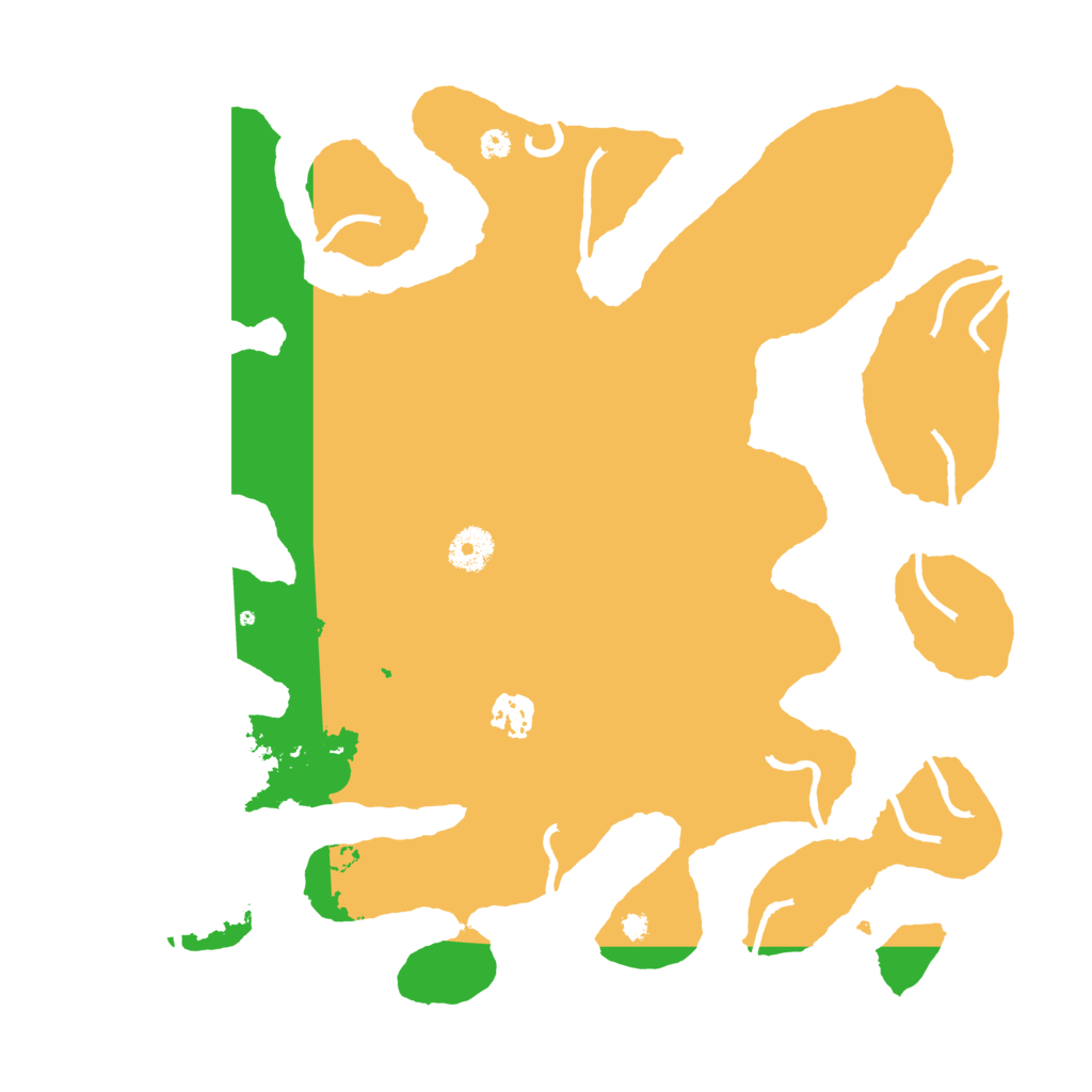 Biome Rust Map: Procedural Map, Size: 3700, Seed: 8243769